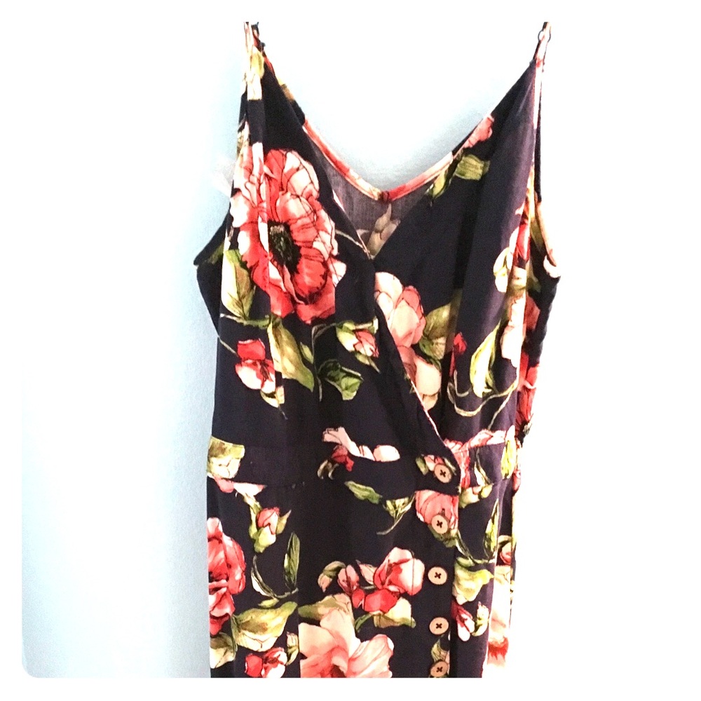 Merona floral button up sundress